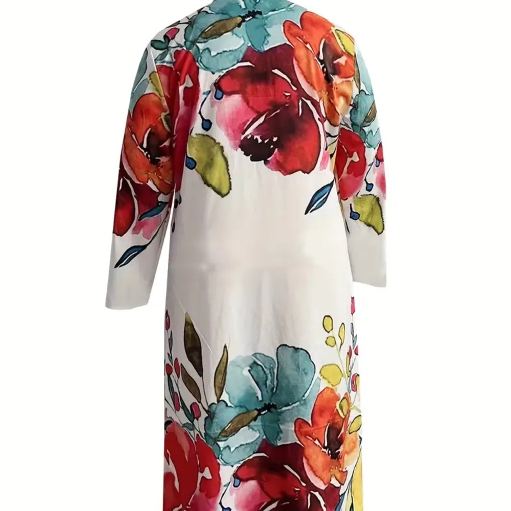 Long sleeve kimono style shirt